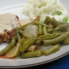 Green Beans and Caramelized Onions