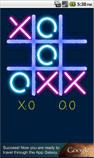 Tic Tac Toe Glow