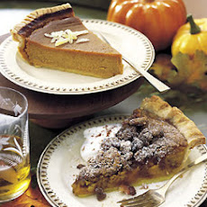 Pumpkin Pie with Spiced Walnut Streusel