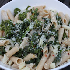 Spicy Braised Broccoli Rabe with Quinoa Pasta