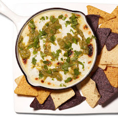 Queso Fundido With Roasted Poblano Vinaigrette