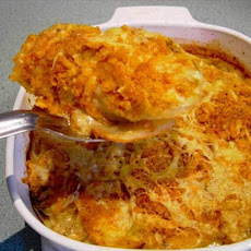 Potato Gratin with Mustard and Cheddar Cheese