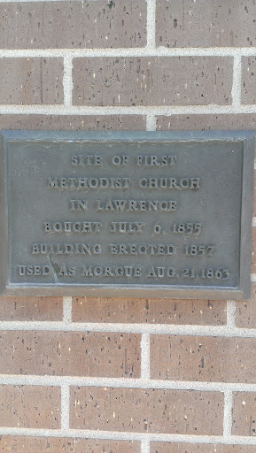 Site of First Methodist Church, 1857