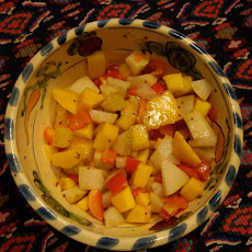 Asian Pear, Mango and Red Pepper Salad