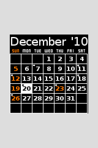 Calendar plugin