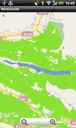 Weissensee Street Map