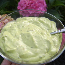 Avocado Basil Salad Dressing