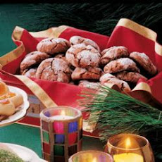 Snow-Topped Chocolate Mint Cookies
