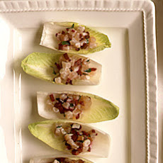 Endive Petals with Smoked Scallops