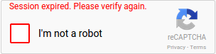 reCAPTCHA checkbox unchecked after the verification expires