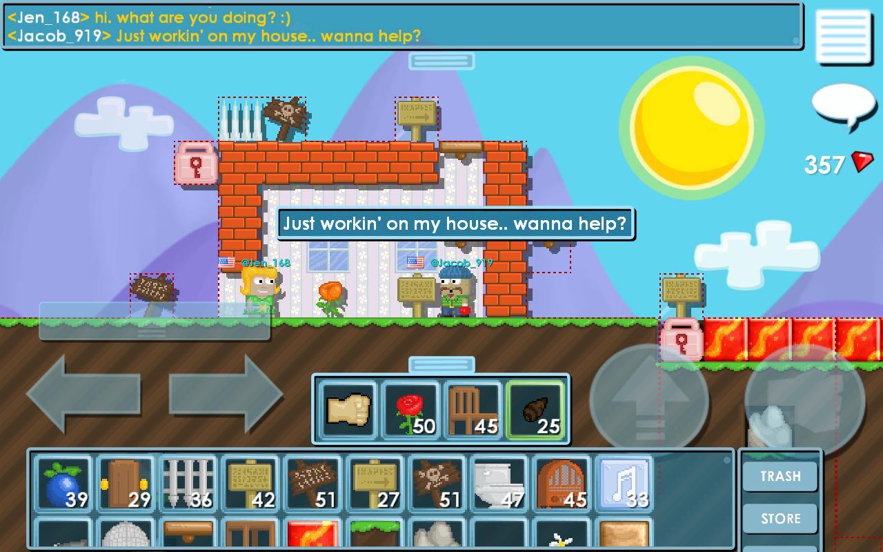 Android application Growtopia screenshort