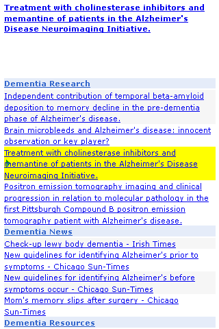 Dementia Updates