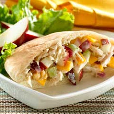 Apple 'n Cheddar Tuna Pitas