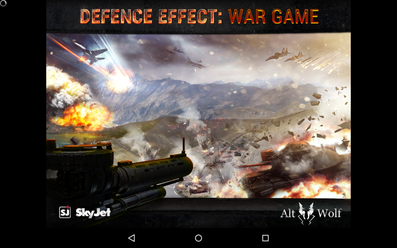 Android application Defence Effect HD screenshort