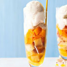 Orange and Ice Cream Trifles