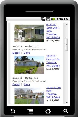 Tacoma Real Estate Home Search