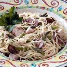 Asparagus-Turkey Pasta Toss