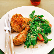 Baked Crisp Parmesan Romano Chicken