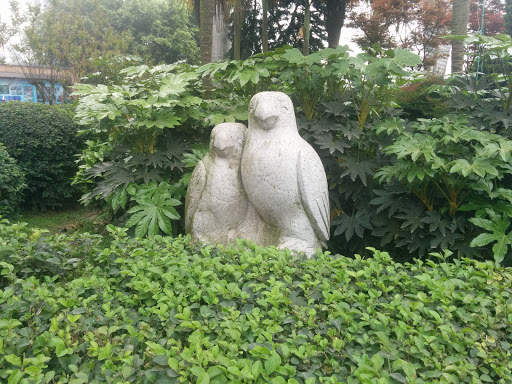 鹦鹉雕像
