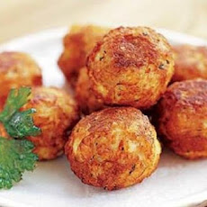 Crab and Sushi Rice Fritters
