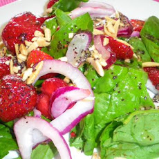 spinach strawberry salad