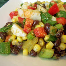Colorful Black Bean and Crab Salad