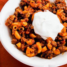 Better-than-Mom's Stovetop Goulash Recipe with Macaroni, Tomatoes, and Ground Beef