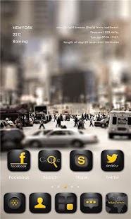 How to get Yellow In The Black GO Theme v1.0 unlimited apk for android