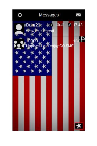 GO SMS Theme - USA