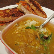 Coconut Butternut  Soup  With Flavors of Thailand