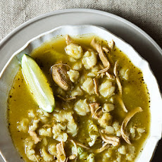 Green Chile, Chicken, Posole Soup