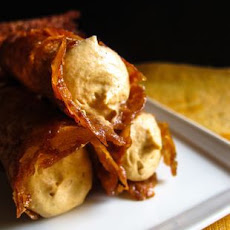 Persimmon Snap Cannoli
