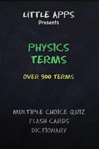 900+ PHYSICS TERMS Quiz