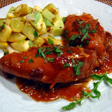 Chicken With Cranberries and Orange