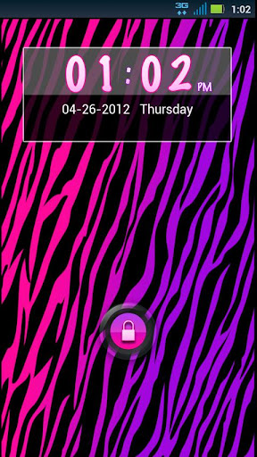 GO Locker Girly Zebra Theme