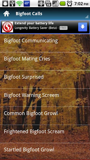 【免費娛樂App】Bigfoot Call Sounds-APP點子