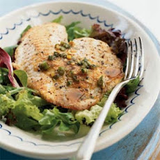 Sautéed Tilapia with Honey-Scallion Dressing
