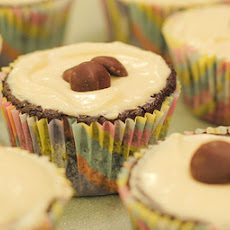 Vegan Chocolate Cupcakes With Vegan Vanilla Frosting!