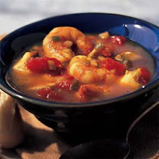 Orange-Saffron Shrimp-and-Snapper Stew