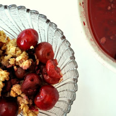 Cherry Breakfast Crumble