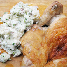 Sunday Supper: Brick Chicken with Smashed Potatoes