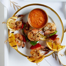 Grilled Shrimp and Citrus Skewers