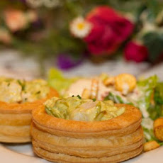 Chicken and Asparagus Vol-Au-Vents