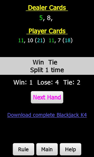 HitOrSplit - Basic Strategy Games for Blackjack and Spanish 21