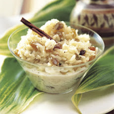 Rice Pudding with Raisins and Cinnamon