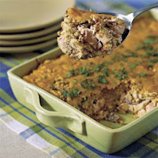 Chicken-and-Cornbread Casserole