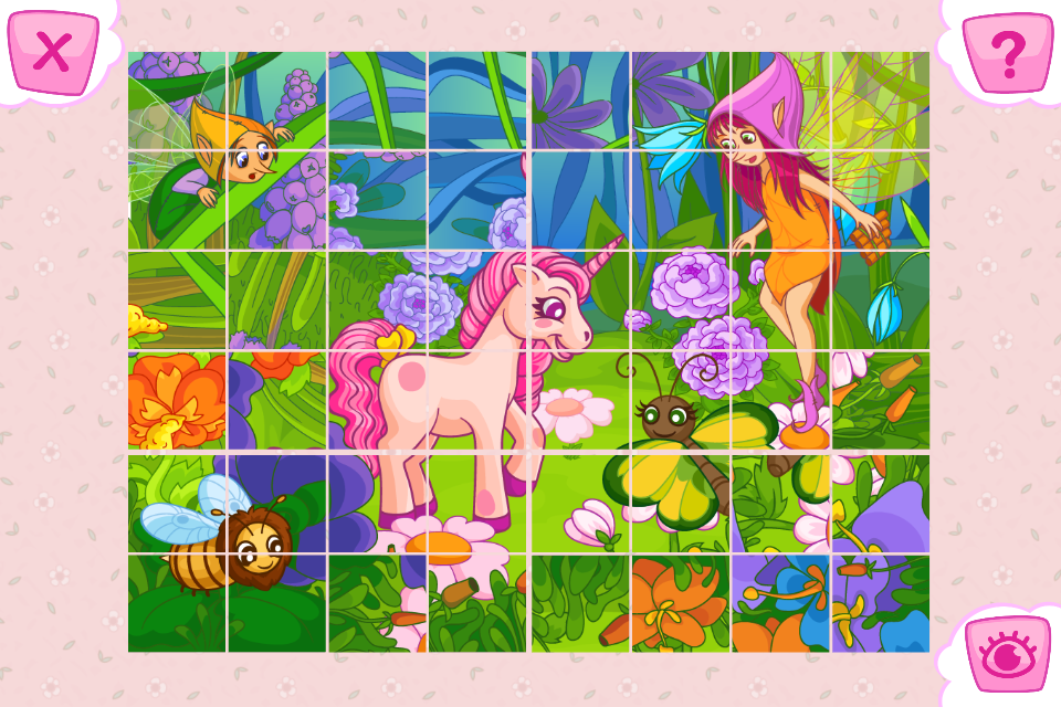 Android application Jigsaw Puzzles for Girls Free screenshort