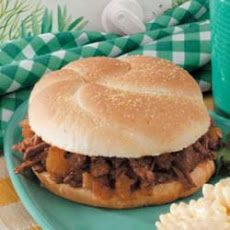 Shredded Steak Sandwiches