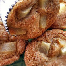 Pear Polenta Muffins