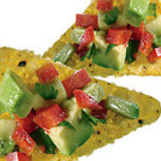 Salsa-Topped Tortilla Chips